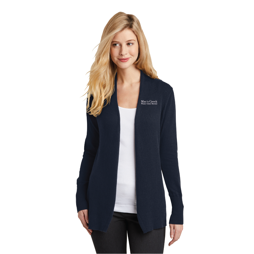 Mac's Creek | Port Authority Ladies Open Front Cardigan Sweater